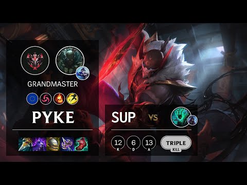Pyke Support vs Thresh - EUW Grandmaster Patch 11.4