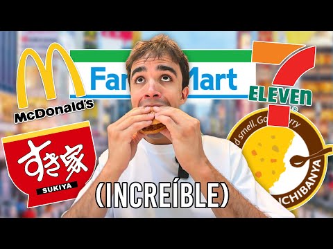 ¿Cómo es la COMIDA RÁPIDA en JAPÓN?