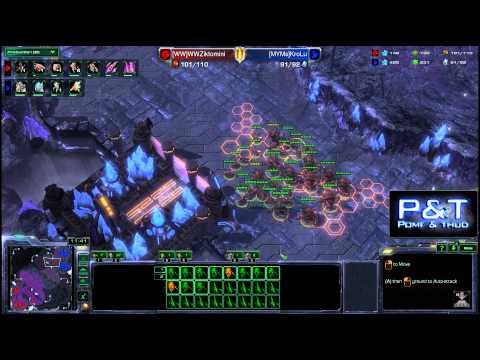 (HD660) Krolu vs Ziktomini - PvZ - Heart of the Swarm Replay [FR]