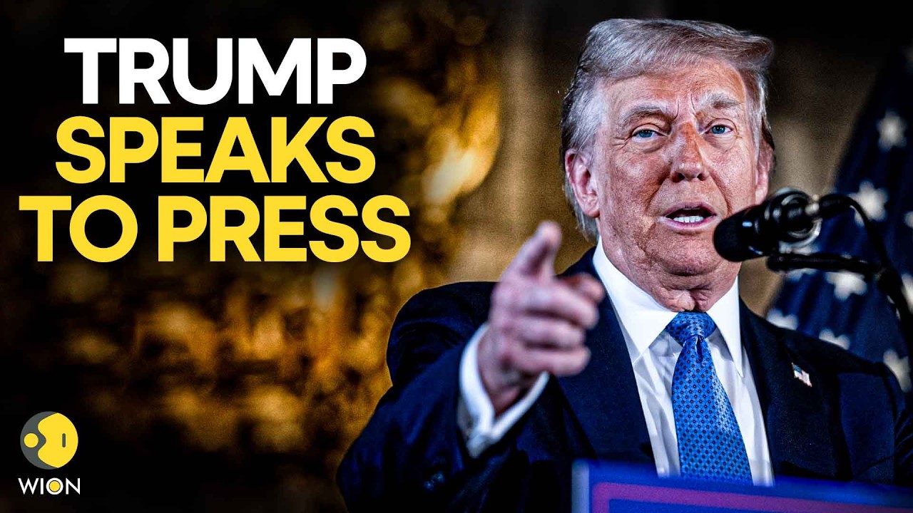 LIVE: Trump Speaks To Press On Air Force One En Route To Miami | WION Live