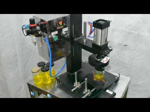 Semi-Automatic Lug Capping Machine