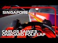 Carlos Sainz's Pole Lap | 2023 Singapore Grand Prix | Pirelli