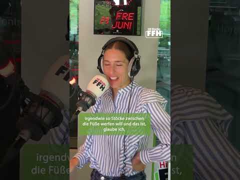 Andrea Petkovic moderiert bei HIT RADIO FFH Guten Morgen, Hessen!