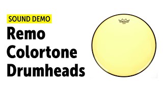 Video thumbnail for Remo Colortone Drumheads - Sound Demo by Drums Bonedo