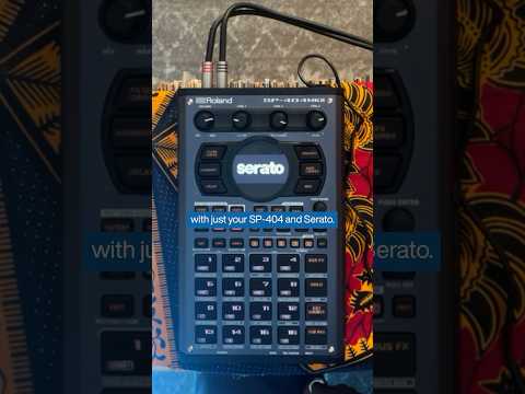 DJ a full set with Serato and the Roland SP-404MKII 🔥 #shorts