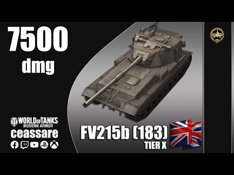 FV215b (183) / World of Tanks Modern Armor / PlayStation 5 / WoT Console 1080p60 HDR