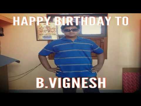VAIS CREATIONS WISHES HAPPY BIRTHDAY TO VIGNESH VIDEO IN HD.