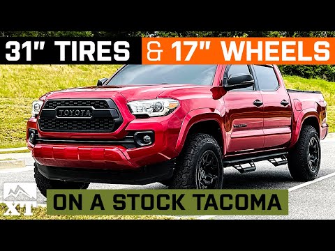 Stock 2016-2021 Tacoma | 31x10.5R17 | 17x9 Wheels - W&T Fitment