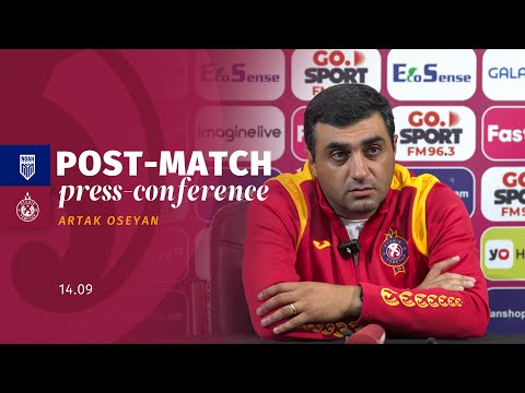 Artak Oseyan’s post match press conference after the match against Noah