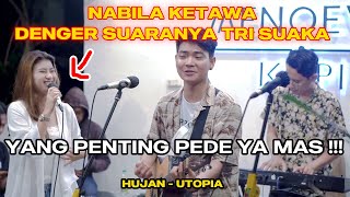 HUJAN - UTOPIA (COVER) TRI SUAKA &amp; NABILA MAHARANI