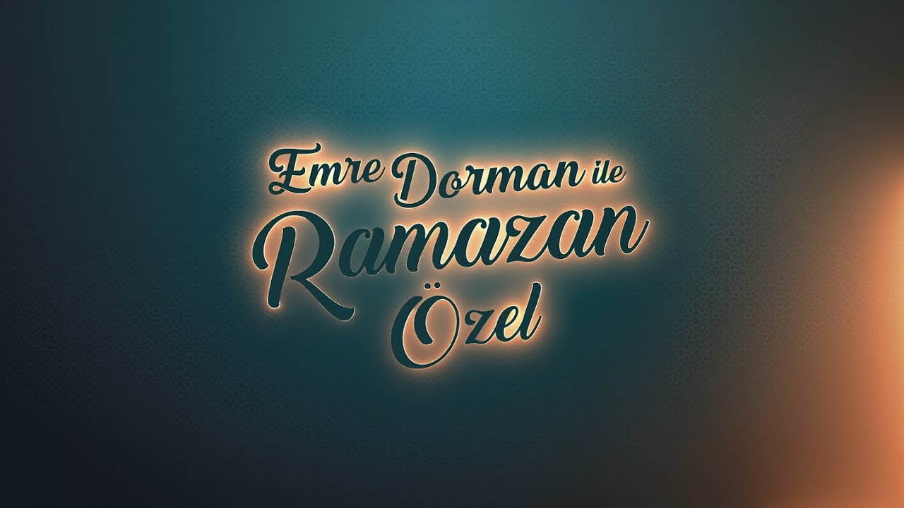 Çevre Bilinci ve İnsan / Emre Dorman ile Ramazan Özel / 28.05.2019