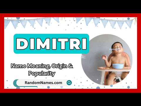 Dimitri - Baby Boy Name Meaning, Origin & Popularity - RandomNames.com