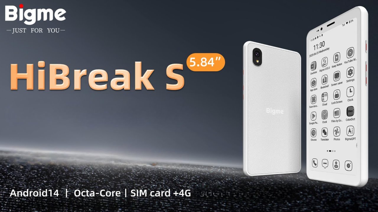 📖 Eink телефон смартфон Bigme HiBreak S