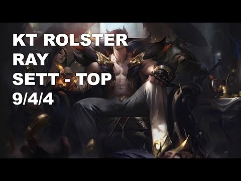KT Rolster Ray Top Sett vs Aatrox - KR Challenger Rank Game