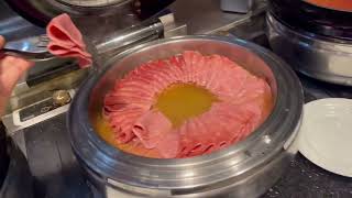 Coffee Terrace Restaurant. Breakfast menu .Genting Highland . KL . Malaysia 