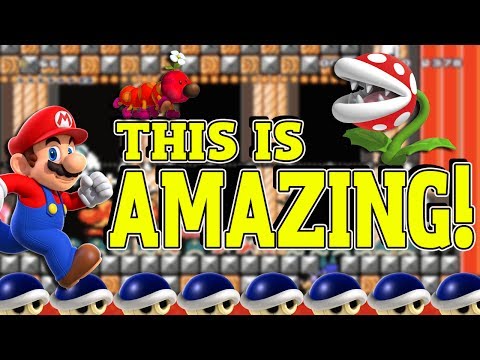 Shell Train II - Super Mario Maker Level Showcase - Awesome Level