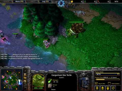 Warcraft 3 ThorZain vs Vortix on Turtle Rock Part 1