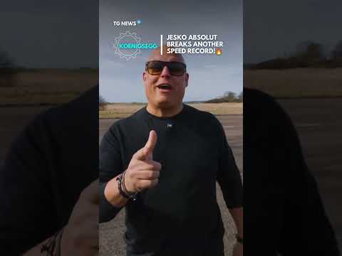 Watch Koenigsegg Jesko Absolut breaks another speed record!