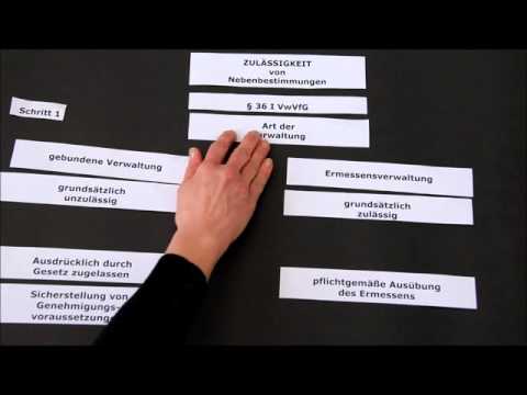 Zulässigkeit von Nebenbestimmungen