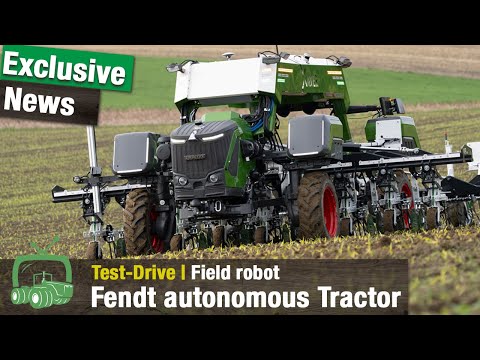 Fendt Xaver GT -  The new high tech implement carrier | Field robot + RowPilot | Innovation