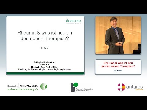 Welt Rheuma Tag 2017 - Rheuma & was ist neu an den neuen Therapien? (D. Boro)