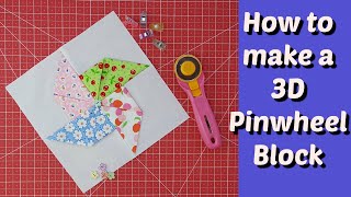 How to make a 3D pinwheel Block with Darvanalee Designs Studio