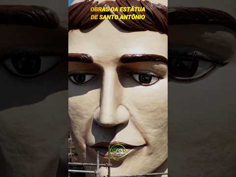 VEJAM COMO ESTA FICANDO A ESTÁTUA DE SANTO ANTÔNIO EM CARIDADE-CE (SETEMBRO DE 2026).
