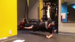 TRX side plank