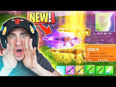 I USE THE NEW AK WEAPON AND I GET TOTAL DEVASTATE! *Very Strong* - Fortnite
