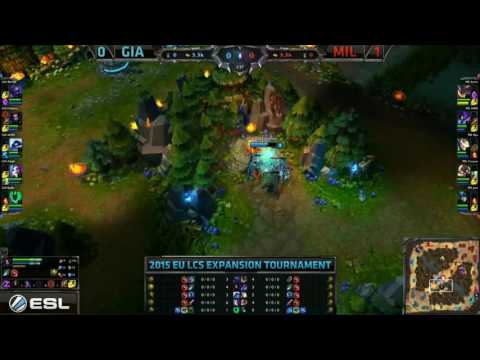 ♠ SEASON 5 ♠ || Millenium vs GIANTS Game 2 EU LCS Expansion Tournament Spring 2015 MIL vs GIA G2