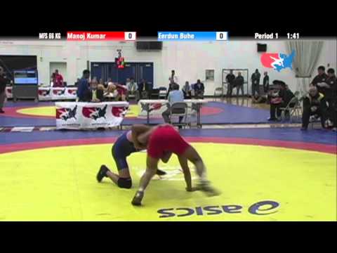 66 KG Consolation R3 - Manoj Kumar (IND) vs. Eerdun Buhe (CHN)
