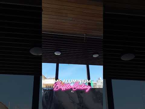 M6 ALUMINIUM BAFFLE CEILING @ KL