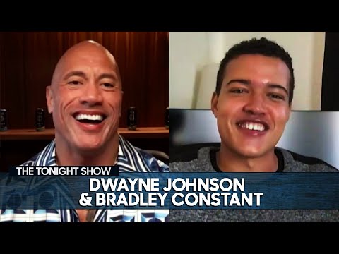 Dwayne Johnson Roasts Jimmy’s Teenage Photos with Bradley Constant