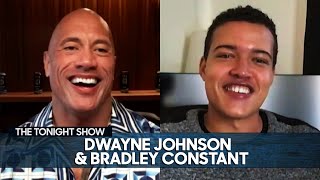 Dwayne Johnson Roasts Jimmy’s Teenage Photos with Bradley Constant video