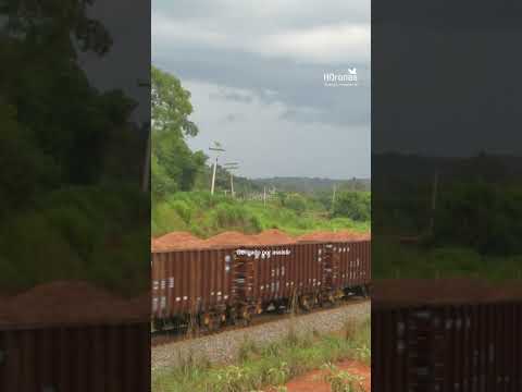 PRIMEIRO TREM CARREGADO DE BAUXITA DE 2026 PASSANDO EM NOVA VENEZA #brasil #railway #goiás #anapolis