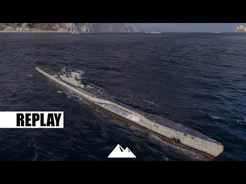 U-190, 4.000 BaseXP im U-Boot spielend einfach? - World of Warships | [Replay] [Deutsch] [60fps]
