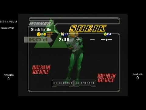 SSS 9.3 SSBM - GWM420 (Fox) vs. bonfire10 (Sheik) - Melee WQF