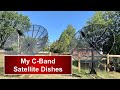 The C Band Satellite Dishes I use for Free Satellite TV