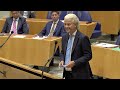 Geert Wilders over wachtgeld Frans Timmermans