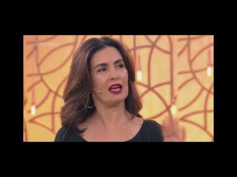 Augusto e Tatiana no Encontro com Fátima Bernardes