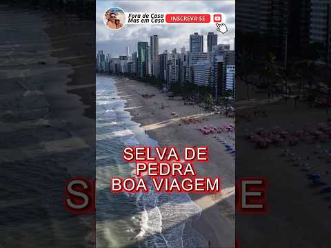 CONHEÇA a SELVA de PEDRA de RECIFE - ORLA PRAIA de BOA VIAGEM -  PERNAMBUCO