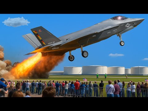 Historic FIRST F-35B Lightning II Escort by US Marine!