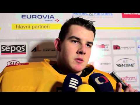 Čtvrtfinále 15/16, 5. zápas: Dukla - Havířov 5:2, Jakub Škarek