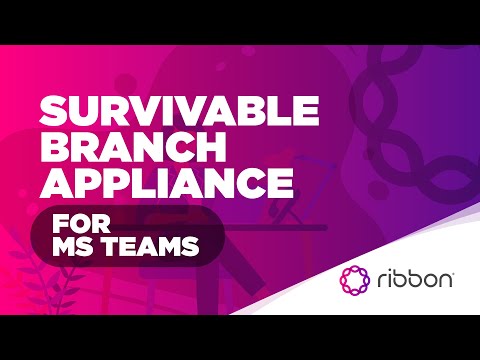 Microsoft Teams için Survivable Branch Appliance (SBA)