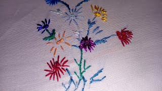 How to make flower with thread hNd embroidery design