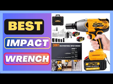Best Brushless Electric Impact Wrench ,1/2" 6000mAh Heavy