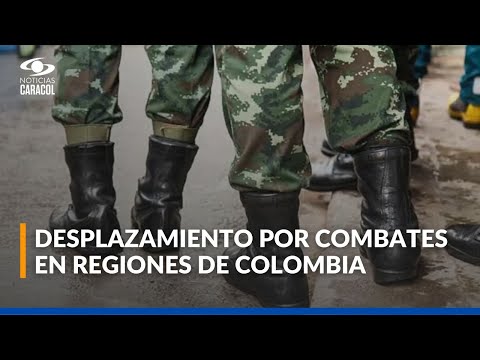 Combates y amenazas armadas afectan Antioquia, Catatumbo y Cauca: desplazamientos clases en riesgo