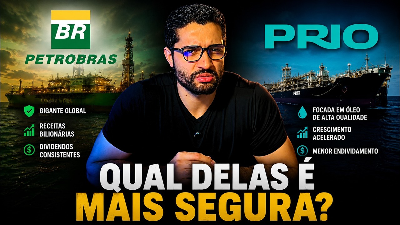 COMPAREI AS PETROLÍFERAS DA B3: PETROBRAS, PRIO, BRAVA E PETRORECÔNCAVO. PETR4 PRIO3 RECV3 OU BRAV3?