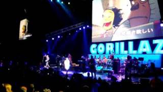 Gorillaz - 19-2000 Live feat. Miho Hatori @ Gibson Amphitheatre 2010