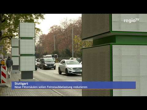 Filtersäulen sollen Feinstaub reduzieren | 28.11.2018
